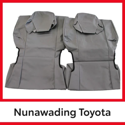 Genuine Toyota Landcruiser 70 Front Canvas Seat Covers 08/2016 - 07/2020 - image 1 of 3