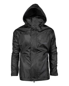 Chaqueta de lluvia Mil-Tec® negra, protección contra la humedad, exterior, militar, camping -NUEVA- - Imagen 1 de 1