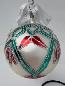 Waterford Winter Wonderland Peacock Christmas Ball Ornament in Original Box - Picture 1 of 11
