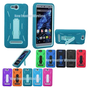 Funda con soporte blindado de alta resistencia + protector de pantalla para BLU Energy X (E010Q) - Imagen 1 de 13