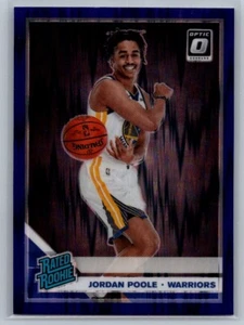 2019-20 Donruss Optic #169 Jordan Poole Purple Shock Prizm Rookie RC - Picture 1 of 2