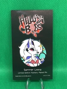 Helluva Boss Summer Loona Limited Edition Rainbow Plated Enamel Pin - Bild 1 von 1