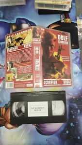 VHS Le Scorpion Rouge Dolph Lundgren k7 cassette video - Photo 1/1