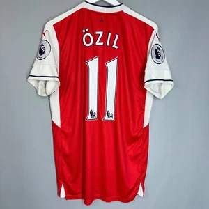 ARSENAL LONDON 2016 2017 HOME FOOTBALL SHIRT JERSEY PUMA 749712 sz L #11 OZIL - Picture 1 of 7