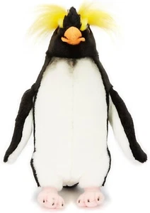 Wildlife Tree 11" Standing Floppy Crested Penguin Animal Kingdom Collection - Picture 1 of 6