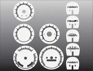 White Face Gauges for 1967-1972 Chevrolet Truck - Picture 1 of 4