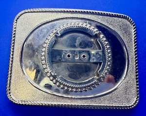 Black Coin Collectors Silver Tone Belt Buckle for You 39mm Morgan Silver Dollar - Picture 1 of 14