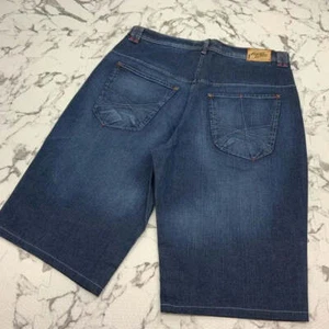 Corto uomo Rocawear Dk blu denim nuovo con etichetta - Foto 1 di 5