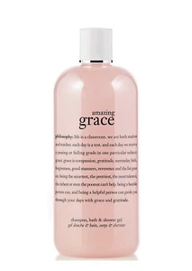 Philosophy Amazing Grace Shampoo Bath & Shower Gel Jumbo Size 480ml /16oz Sealed - Picture 1 of 3