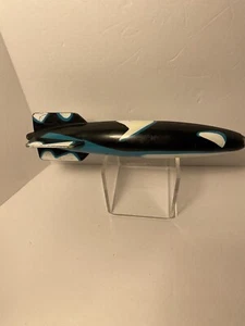 VINTAGE SWIM WAYS TOYPEDO SWIMMING POOL TORPEDO UNDERWATER TOY 11" Orca Whale - Picture 1 of 12