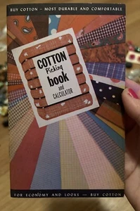 Rare Vtg 1961 Cotton Picking Book and Calculator - Picture 1 of 5