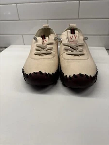 Ladies Ultra-soft Orthopedic Sneakers by OY US 6.5 Cream White - Picture 1 of 10