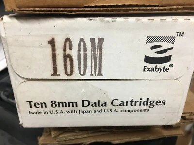 Cinta Exabyte 307265 8mm D8 160m 7/14gb 322535 307265 caja sellada de 10 Foto 1 de 3