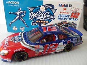 2000 Jeremy Mayfield Mobil 1 MLB World Series 1/24 Scale Action NASCAR Diecast - Picture 1 of 11