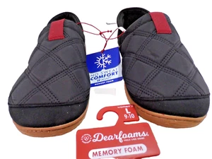Dearfoams Women's DCOM 31139 Back Quilted House Shoe Slipper Size  L(9-10) - Picture 1 of 20