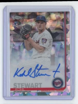 Topps Chrome Sapphire Kohl Stewart Rookie Auto 2019. Mellizos de Minnesota #CSA-KS Foto 1 de 2