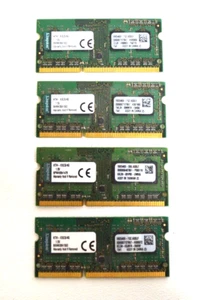 Kingston 16GB (4x4GB) PC3-12800 DDR3-1600 SODIMM Memory RAM KTH-X3CS/4G - Picture 1 of 3