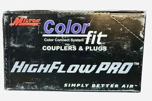10 Stück Milton 764VC ColorFit HighFlowPRO Kupplungen, V-Stil lila, 1/4" NPT Buchse - Bild 1 von 3