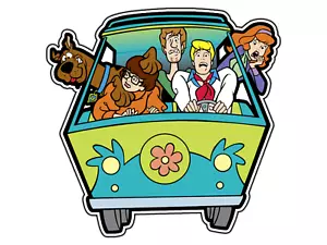 #939 Scooby-Doo Mystery Machine Asustado Animado Dibujos Animados Pegatina Vinilo Impermeable - Imagen 1 de 1