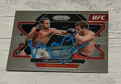 Urijah Faber Signed Card UFC Panini Prizm JSA COA IP Auto Autographed a - Image 1 of 3