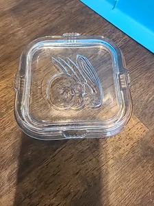 Vintage Federal Glas Kühlschrank Aufbewahrung Schale Ersatz Gemüse Deckel - Bild 1 von 7