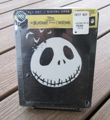 The Nightmare Before Christmas Blu-ray Digital NEW 2018 25th Anniversary DAMAGED - Image 1 of 4