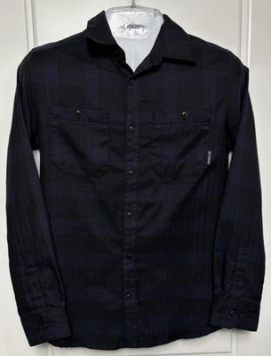 Merrell Opti-Wick UPF Long Sleeve Flannel Plaid Button Down Shirt- Men's Small - Image 1 of 3