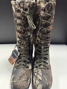 Men's Waterproof Hunting Boots Snakeproof Lightweight Side-Zip Mud Boots 10.5 - Picture 1 of 6