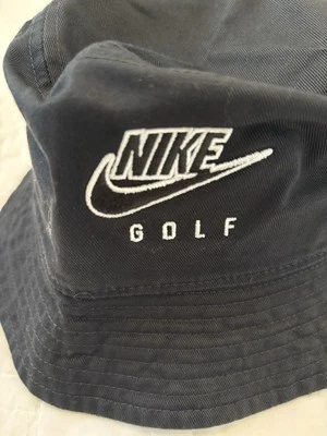 Nike Golf Apex Bucket Hat Embroidered Logo Black/White Small New With Tag - Image 1 of 4