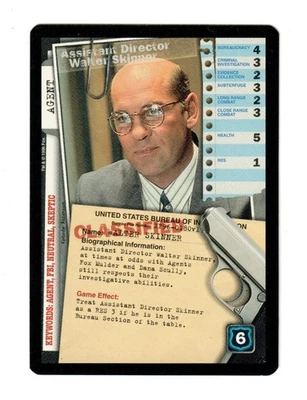 1996 X-Files CCG Assistant Director Walter Skinner - High Grade! - Image 1 of 2