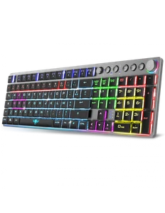 Spirit of Gamer Xpert-K1500 RGB Sans Fil Red Low Profile - Argenté FR - Photo 1/3