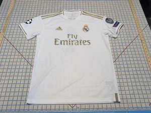 Real Madrid 19-20 Home Soccer Jersey Sergio Ramos UCLA Gold Details ~5 - Picture 1 of 12