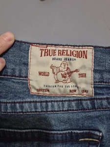 True Religion Geno SN Flap Slim Jeans Size 36 - Picture 1 of 15