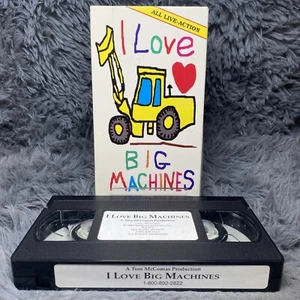 I Love Big Machines - Volume 1 VHS Tape 1994 TM Books Video All Live Action Rare - Picture 1 of 8