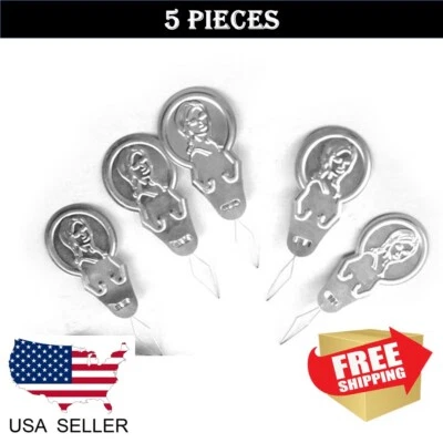 BPEB PAVO PLUS 5pcs Silver Metal Wire Needle Threader Hand Machine Sewing Stitch Insertion Tool