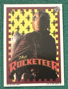 Tarjeta rompecabezas pegatina Topps Disney Rocketeer 1991 #6 🚀 The Rocketeer 🚀 - Imagen 1 de 6