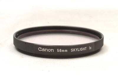 @ SakuraDo Camera @ Excellent! @ Vintage Canon 58mm Skylight 1x Lens Filter - Image 1 of 4
