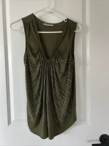Kohls Jennifer Lopez JLO Top, Gathered Neckline, Embellished, Large, Chest 42” - Picture 1 of 5