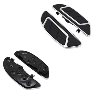 Estriberas cromadas con soportes conductor delantero para modelos Harley Touring Softail - Imagen 1 de 9