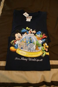 Vintage Walt Disney World It’s A Merry World After All Kinder T-Shirt Gr. XL - Bild 1 von 6