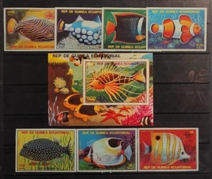 sellos-PECES EXÓTICOS-MICHEL 1469/75 - MNH** IMPERFORADOS - Imagen 1 de 1