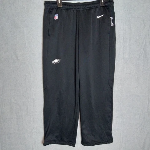 Philadelphia Eagles Sweatpants Mens Large Black Nike NFL On Field Trackpants Cover