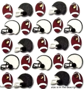 FUSSBALL & HELME WIEDERHOLUNGEN Jolee's Boutique 3-D Glitzer Aufkleber Sport - Bild 1 von 1