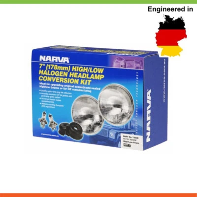 Kit de conversión de faros halógenos NARVA 7" H4 12V 60/55W para Chrysler Valiant VC 3 Foto 1 de 4