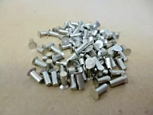 MS9318-100 , 1/8" X 5/16" MONEL 400 AIRCRAFT COUNTERSUNK SOLID RIVETS 100 Pcs - Foto 1 di 2