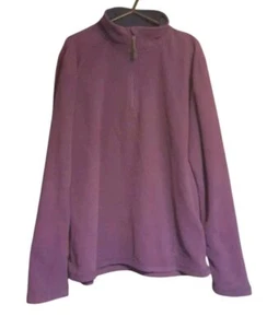 Peter Storm Womens 1/4 Zip Fleece UK Size 16 Purple High Neck Pullover Polyester - Picture 1 of 8
