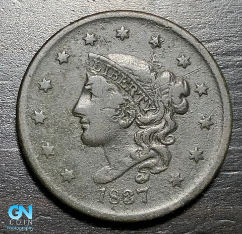 1837 Coronet Head Large Cent    #K4148 Cover
