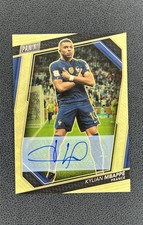 2023 Panini National Convention Gold VIP Kylian Mbappe Gold Vinyl Auto 1/1 Y1G