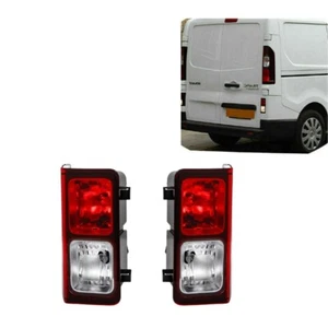 Pair Vauxhall Vivaro 2014+ Rear Tail Fog Light Lamp Right Left Side OEM UK Stock - Picture 1 of 7