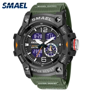 SMAEL Men Digital Watches LED Electronic Wristwatch Male Military Sport Watch - Picture 1 of 22
